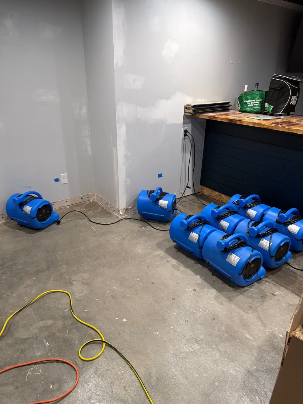 IICRC certified drying setup in Marion County, IN